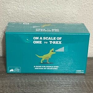 ON A SCALE OF ONE TO T-REX Card Game